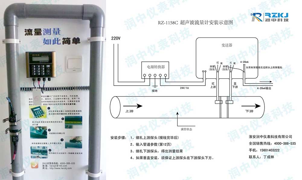 分体式超声波流量计