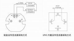 磁翻板液位计各类功能使用要求及电源接线说明示意图